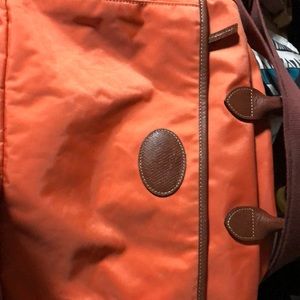 Longchamp Burnt Orange Travel Bag